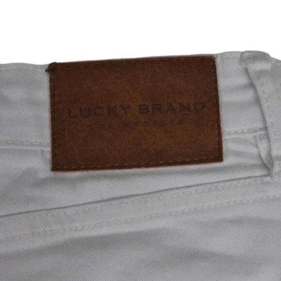 Lucky Brand Curvy High Rise Jean Short White 6" Inseam Size 10/30 - Picture 5 of 12